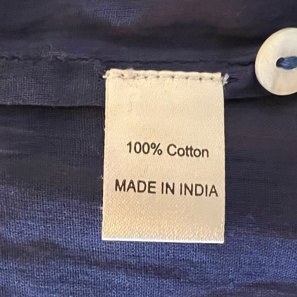 Banjanan | Romantic Boho Lucia Maxi Dress In Ikat Soladite Blue Floral - Picture 11 of 12